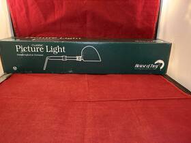 C16-1 House Of Troy 753174000351 14 Inch Satin Brass Plug-in Traditional Picture Light -