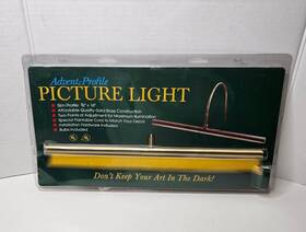 Apr16-71 House Of Troy Advent Picture Light Polished Brass 16 Inch No Hardware