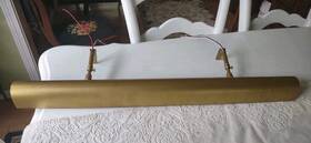 Htt30-1 House Of Troy Picture Light Traditional 30 Inch Gold Large Adjustable Hardwire T30 1