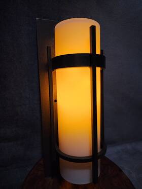 30-5892 Hubbardton Forge 305892 New Banded Aluminum Outdoor Sconce