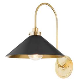 H112101-agb Hudson Valley 1-light Wall Sconce Aged Brass
