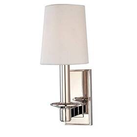 151-pn Hudson Valley Lighting Spencer - One Light Wall Sconce Polished Nickel 151-pn Hudson Valley Lighting Spencer - One Light Wall Sconce Polished Nickel