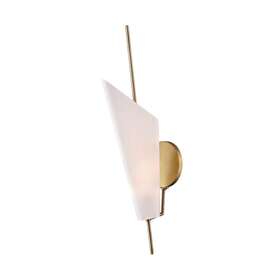 8061-agb Hudson Valley Lighting 8061 Cooper 2 Light 23 Inch Tall Led Wall - Brass