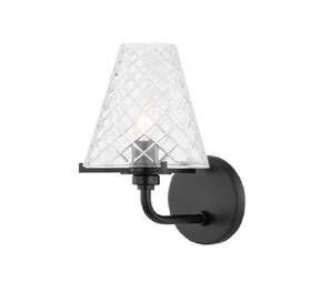 Hudson Valley Lighting 806134031381 Mitzi Irene 1 Light 6 Inch Soft Black Bath Bracket Wall Sconce