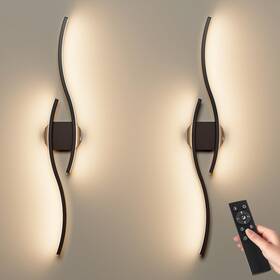 Bd730 Hunhun Battery Operated Wall Sconces Set Of Two Wireless Sconce With Re