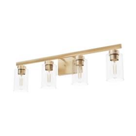 13081 Hunter Fans Alturas Gold Four Light Vanity From The Hartland Collection