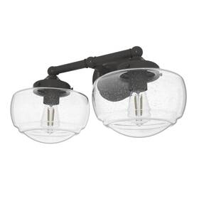 Style-9.75 Hunter Fans 19459 - Saddle Creek 2 Light Bath Vanity In Transitional