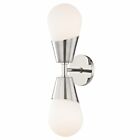 Hv.h101102-pn Mitzi Lighting Cora Wall Sconce In Polished Nickel 806134835354