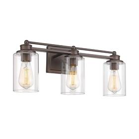 5hlt63b-3w Hwh Investment Bathroom Light Fixtures 3-light Vanity Fixture Over Mirror Indust