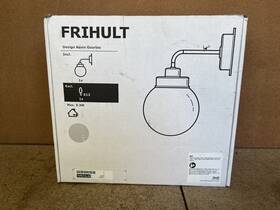 Ikea 704.316.28 Brand New Frihult Stainless Steel Wall Lamp - No Bulb C38
