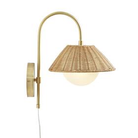 Ink Ivy 022164279214 Wall Sconce Lighting - Goose Neck Metal Base Gold Accent Indoor Ligh Ink Ivy 022164279214 Wall Sconce Lighting - Goose Neck Metal Base Gold Accent Indoor Ligh