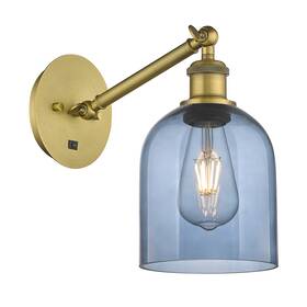 317-1w-bb-g558-6bl Innovations Lighting 317-1w-10-6 Bella Sconce 10 Inch Tall Wall - Brushed