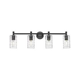 434-4w-bk-g434-7de Innovations Lighting Crown Point 4-lt 7 Inch Bath Mb/dsg -