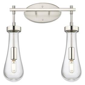 451-2w-sn-g451-4cl Innovations Lighting 451-2w-g451-4cl Owego 2 Light 16 Inch W Vanity - Nickel