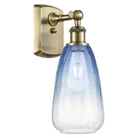 516-1w-ab-g480-6sb Innovations Lighting 516-1w-14-6 Brookhaven Almond Sconce - Antique Brass /