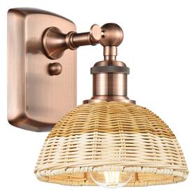 Innovations Lighting 516-1w-ac-nbd2-75-nat 516-1w-8-8 Bristol Natural Ii Sconce - Antique