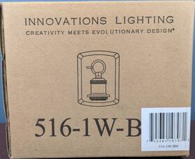 516-1w-bb Innovations Lighting Dayton Wall Sconce Brushed Brass Bare Bulb