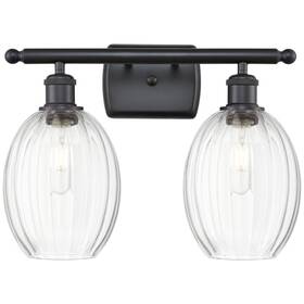 516-2w-bk-g459-6cl Innovations Lighting 516-2w-12-17 Preston Vanity 2 Light - Black