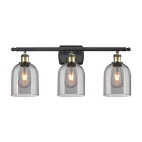 516-3w-11-26-bella-bathroom Innovations Lighting 516-3w-bab-g558-6sm Vanity Light - Black Antique