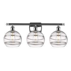 516-3w-pc-g556-8cl Innovations Lighting 516-3w-11-28-rochester-bathroom Vanity Light - Chrome