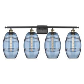 516-4w-bab-g557-8bl Innovations Lighting 516-4w-11-38 Vaz Vanity 4 Light 38 Inch W - Black Antique