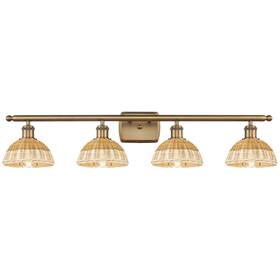 516-4w-bb-nbd2-75-nat Innovations Lighting 516-4w-8-38 Bristol Natural Ii Vanity - Brushed Brass /