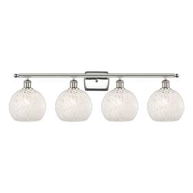 516-4w-pn-g1216-8wm Innovations Lighting 516-4w-11-38-white Mouchette-bathroom Vanity - Polished