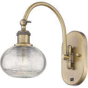 518-1w-bb-g555-6cl Innovations Lighting Ballston Ithaca Wall Sconce