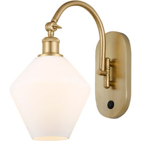 518-1w-sg-g651-8 Innovations Lighting Ballston Cindyrella Wall Sconce Satin Gold