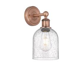 616-1w-ac-g558-6sdy Innovations Lighting 616-1w 12 6 Bella Sconce Inch Tall - Copper