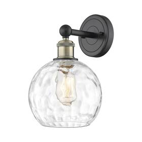 616-1w-bab-g1215-8 Innovations Lighting 616-1w-13-8 Athens Sconce 13 Inch Tall - Black Antique