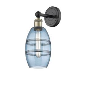 616-1w-bab-g557-6bl Innovations Lighting 616-1w 10 6 Vaz Sconce Inch Tall Bathroom - Black