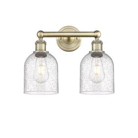 616-2w-ab-g558-6sdy Innovations Lighting 616-2w 12 15 Bella Vanity 2 Light Inch W - Brass