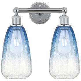 616-2w-pc-g480-6sb Innovations Lighting 616-2w-16-15 Brookhaven Almond Vanity - Polished Chrome /