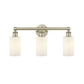 616-3w-ab-g801 Innovations Lighting 616-3w-12-22 Clymer Vanity 3 Light - White