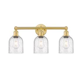 616-3w-sg-g558-6sdy Innovations Lighting 616-3w 12 24 Bella Vanity 3 Light Inch W - Satin Gold /