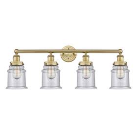 616-4w-bb-g184 Innovations Lighting 616-4w-13-33 Canton Vanity 4 Light - Brass