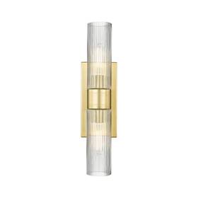 617-2w-sg-g617-8scl Innovations Lighting 617-2w-3-18 Ballston Urban Vanity - Satin Gold /