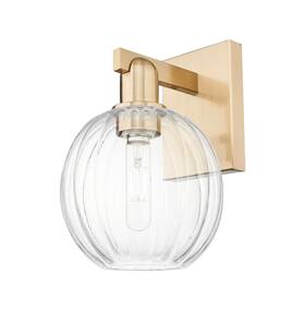 716-1w-cb-g458-7cl Innovations Lighting 716-1w-12-7 Preston Sconce 12 Inch Tall - Champagne