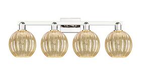716-4w-pn-g458-7me Innovations Lighting 716-4w-12-36 Preston Vanity 4 Light - Nickel