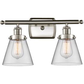 Innovations Lighting 745684258308 916-2w-sn-g62-led Ballston Small Cone Bathroom Vanity Light
