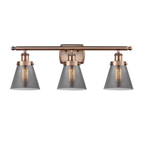 Innovations Lighting 745684262657 Ballston Urban Cone - 3 Light 26 Inch Bath Innovations Lighting 745684262657 Ballston Urban Cone - 3 Light 26 Inch Bath