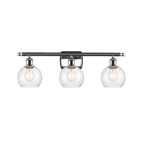 Innovations Lighting 745684504337 Athens 3 Light 26 Inch Bath Vanity - 6 Shade