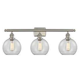 Innovations Lighting 745684570295 Athens 3 Light 26 Inch Bath Vanity - 8 Shade