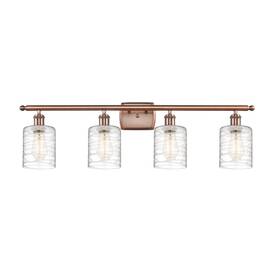 Innovations Lighting 745684648918 Ballston Cobbleskill - 4 Light 36 Inch Bath Vanity