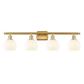 Innovations Lighting 745684745501 516-4w-9-36-white Venetian-bathroom Vanity - Satin Gold /