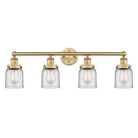 Innovations Lighting 745684890782 Small Bell - 4 Light 34 Inch Bath Vanity