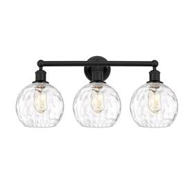 Innovations Lighting 745684899419 Athens Water Glass - 3 Light 26 Inch Bath