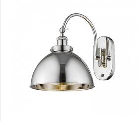 918-1w-pn Innovations Lighting Ballston Sconce Urban Polished Nickel