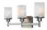 Ivl408a03bn Canarm Lyndi 3-light Bath Vanity Brushed Nickel